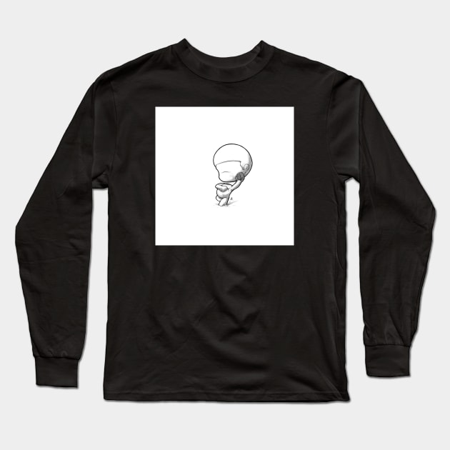 Those In Glass Houses Long Sleeve T-Shirt by disenelo